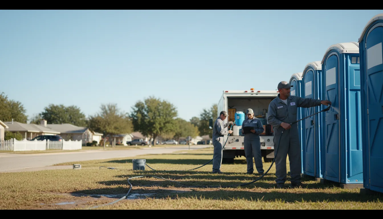 Long-Term Portable Toilet Rental in Peterman, AL near me